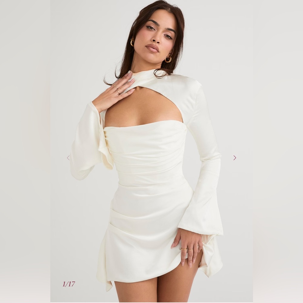 House of CB Toira White Women's Dress